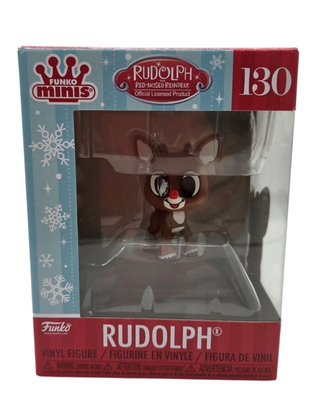 Funko Rudolph The Red-Nosed Reindeer Vinyl Figure #130 Official Licensed Product